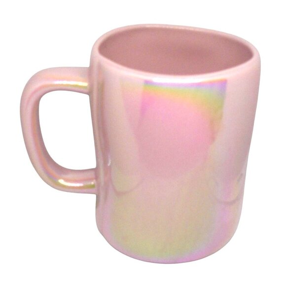 Rae Dunn Mug I'm The Mrs Iridescent Pink Ceramic Artisan Collection Magenta - Picture 2 of 3